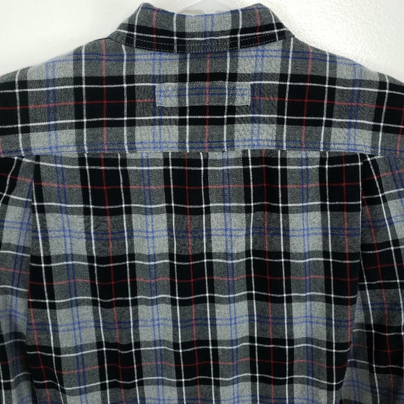 Duluth Plaid Flannel Shirt L/S Button Up - Picture 4 of 5